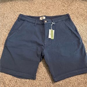 Marine Layer Walk Short in Faded Blue